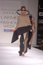 Model walk the ramp for Masaba Shivan Naresh Show at lakme fashion week 2012 on 2nd March 2012 (32).JPG